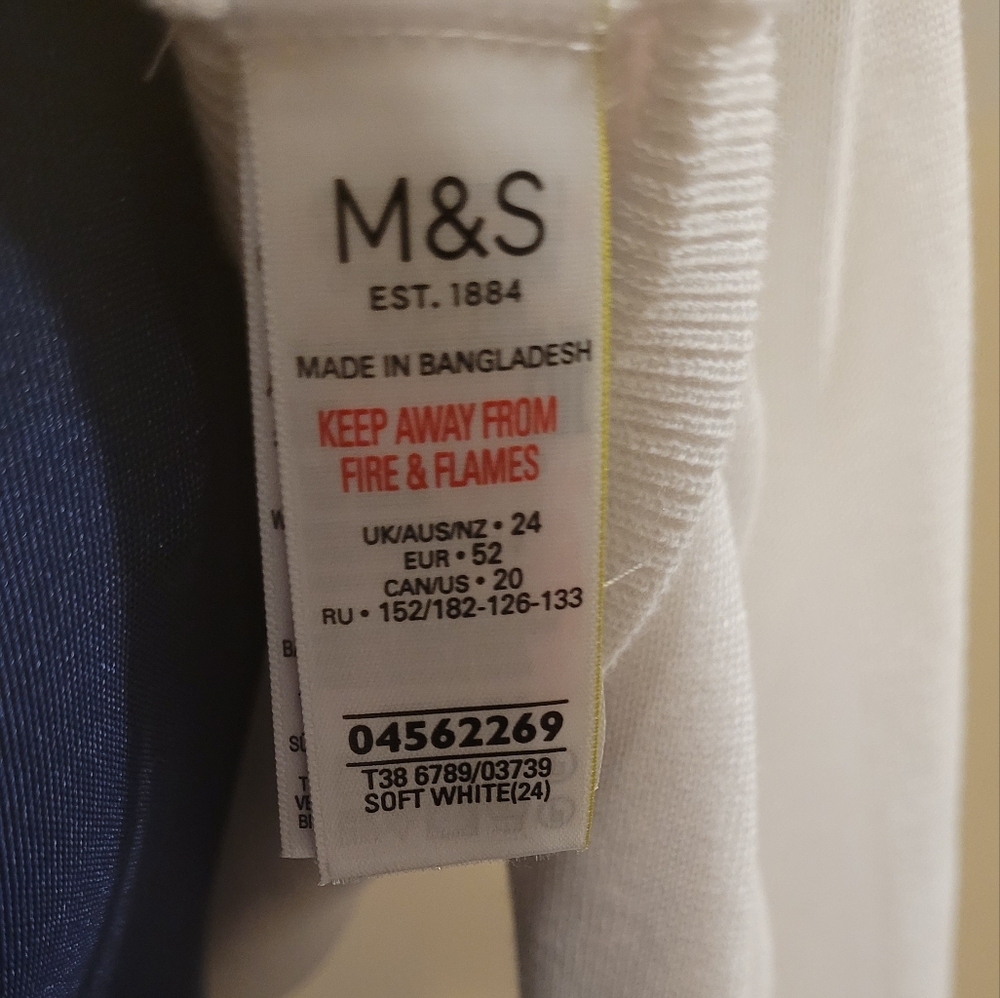 M&S White Crop Cardigan - Picture 9 of 9